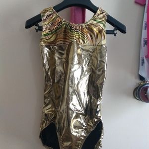 GK leotard gold